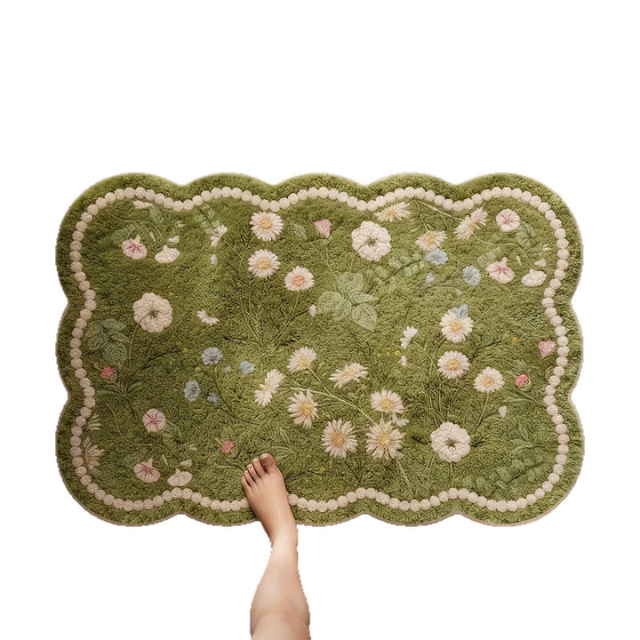 Floral Patterned Area Rug