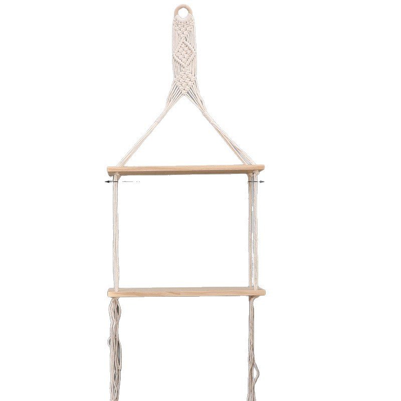 Macrame Wall Mounted Shelf
