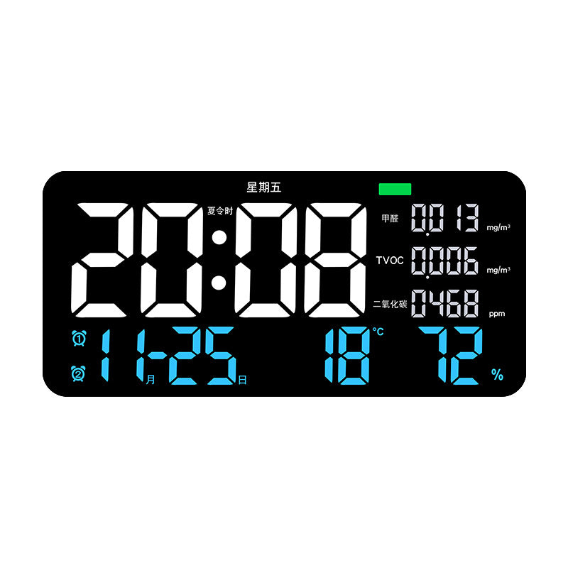 Digital multifunctional weather alarm clock