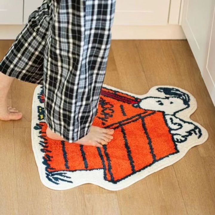 Cartoon-Themed Plush Area Rug