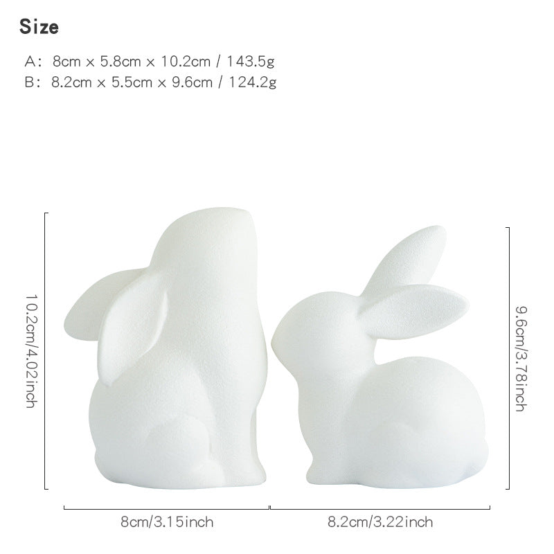 Artistic ceramic hare