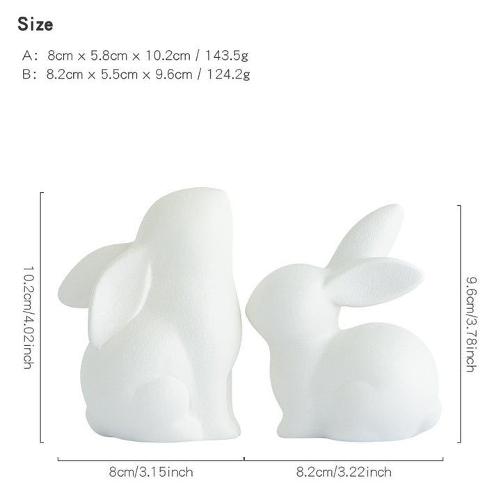 Artistic ceramic hare