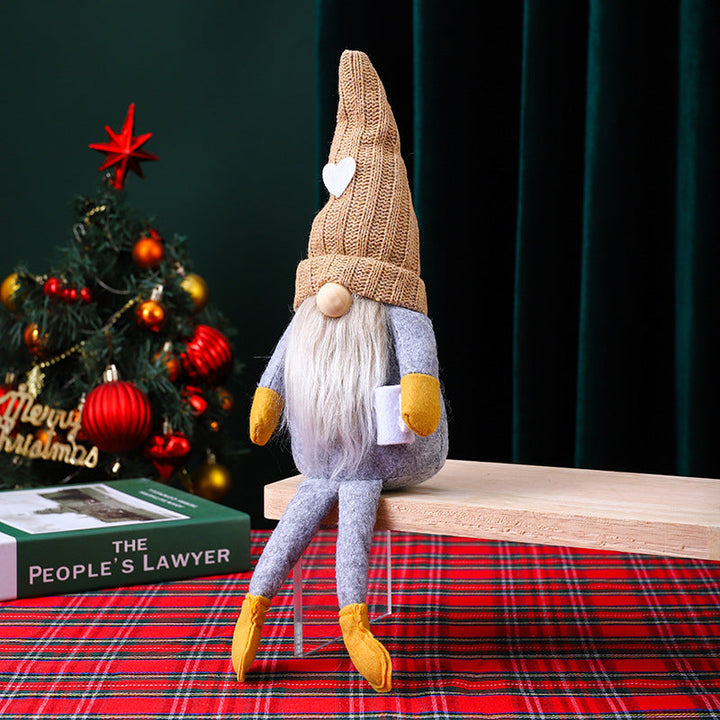 Decorative Christmas gnome figure