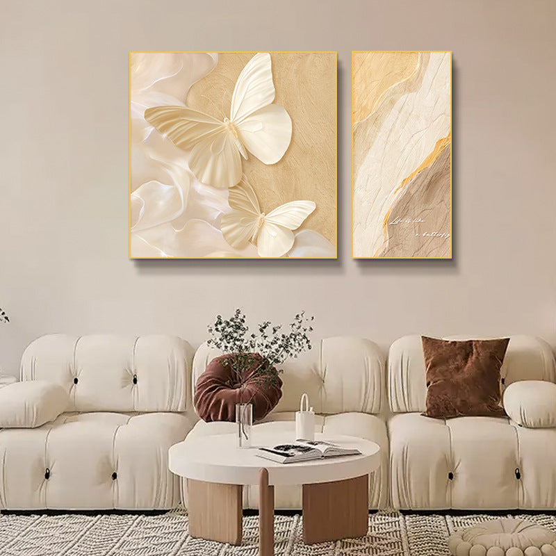Elegant Butterfly and Floral Wall Art