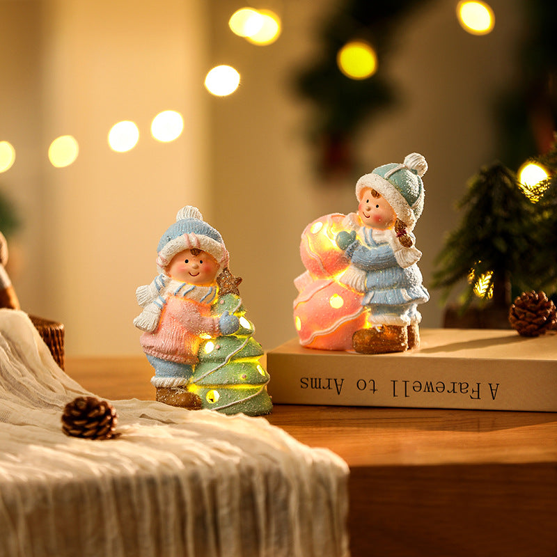Decorative Christmas figure in snowman design