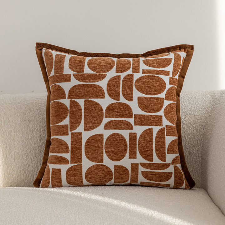 Geometric Patterned Throw Cushion