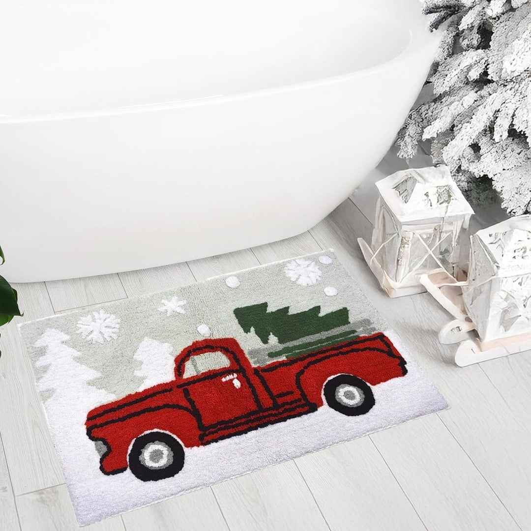 Playful Cocktail Glass Bath Mat