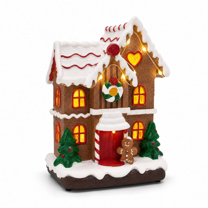 Glowing Christmas Village House