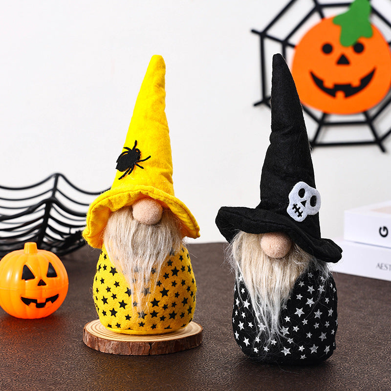 Decorative Halloween Gnome Figure