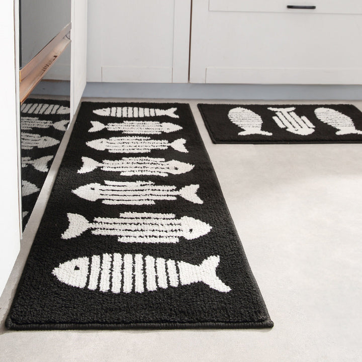 Nautical-Themed Kitchen Runner Mat for Home