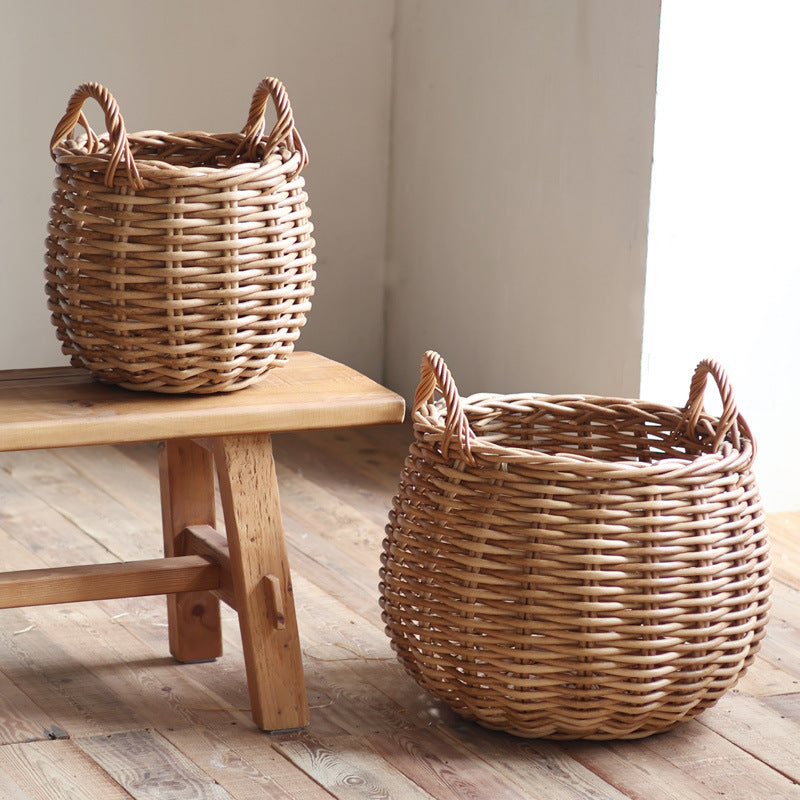 Handcrafted storage basket