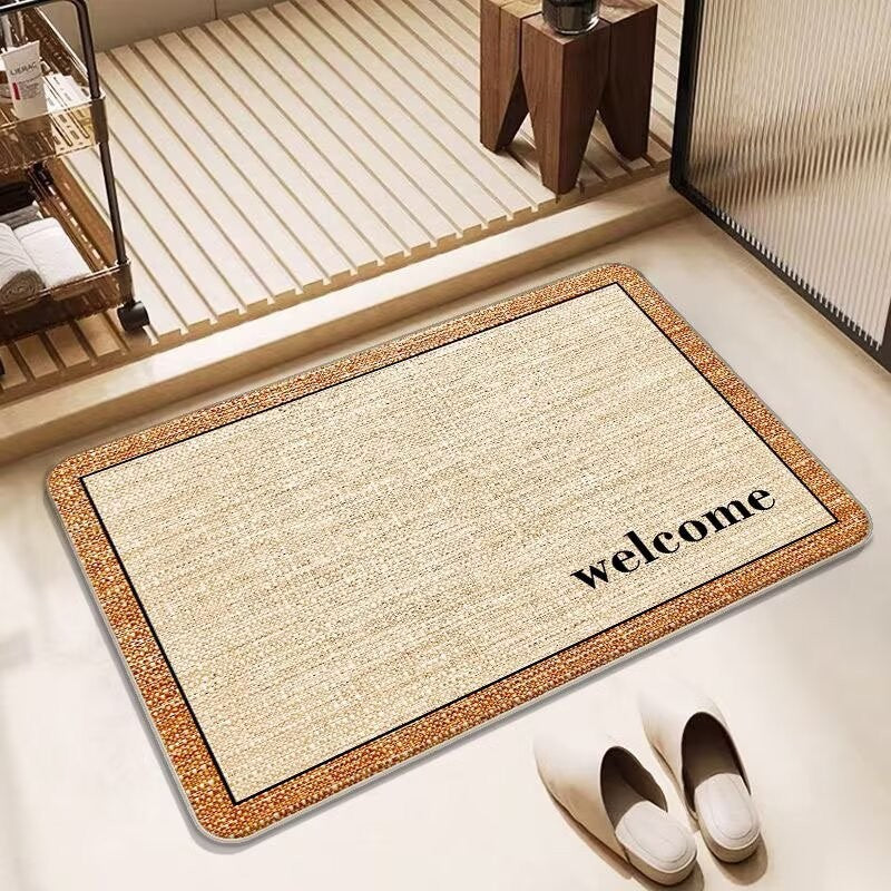 Butterfly-Inspired Decorative Bath Mat