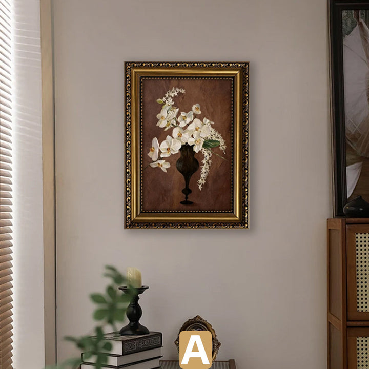 Elegant Framed Floral Art Print