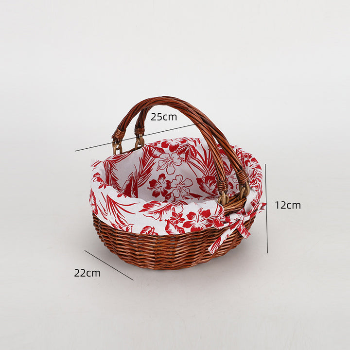 Decorative Rattan Basket