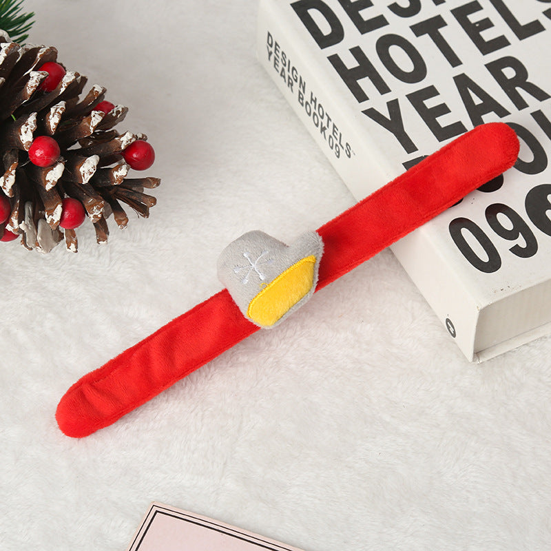 Creative Christmas wristband with snowman design