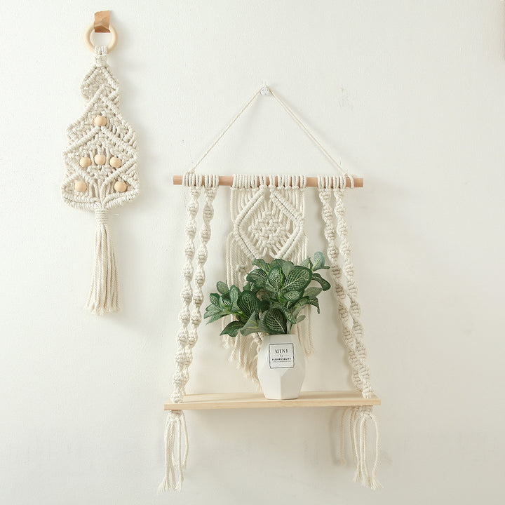 Decorative Macramé Swing Shelf