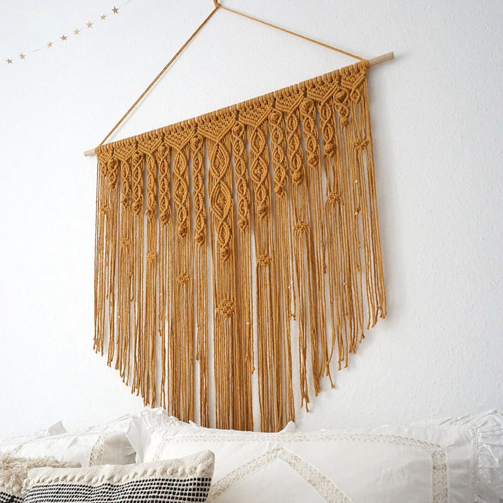 Elegant Macrame Wall Hanging with Artistic Design