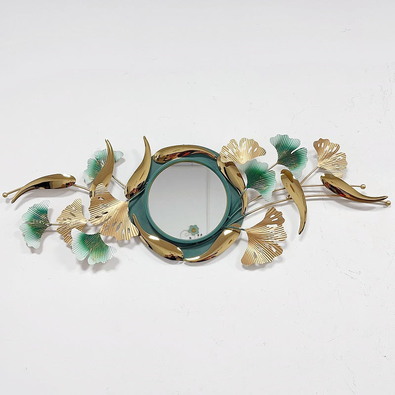 Floral-Inspired Decorative Wall Mirror