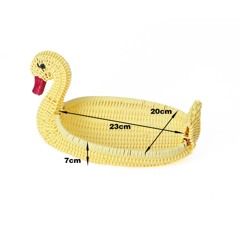 Decorative Wicker Duck