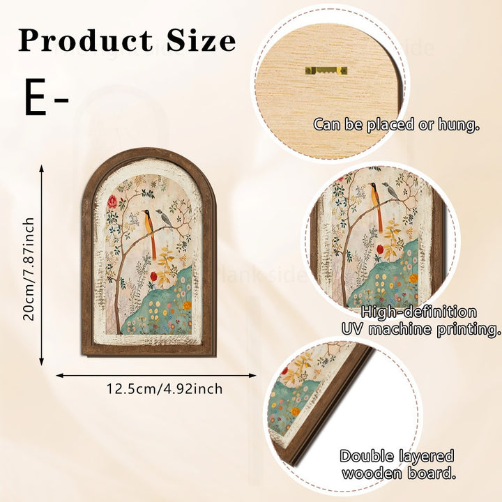 Wall decoration with lemon pattern