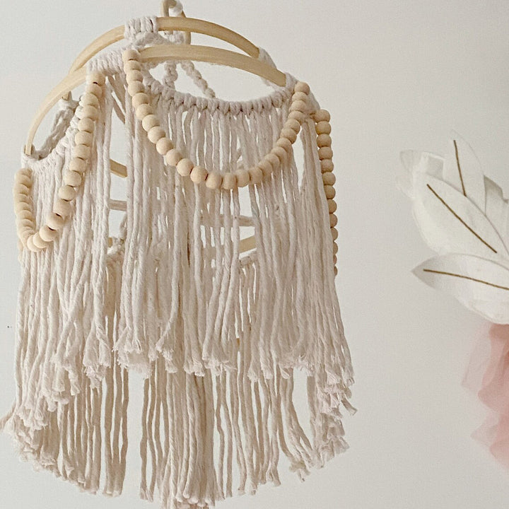 Bohemian Macrame Hanging Light