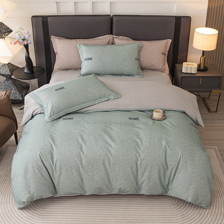 Nature-Inspired Botanical Print Duvet Cover Set