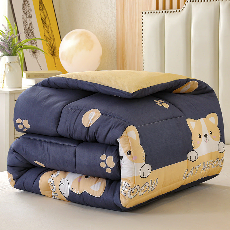 Premium Reversible Checkered Comforter
