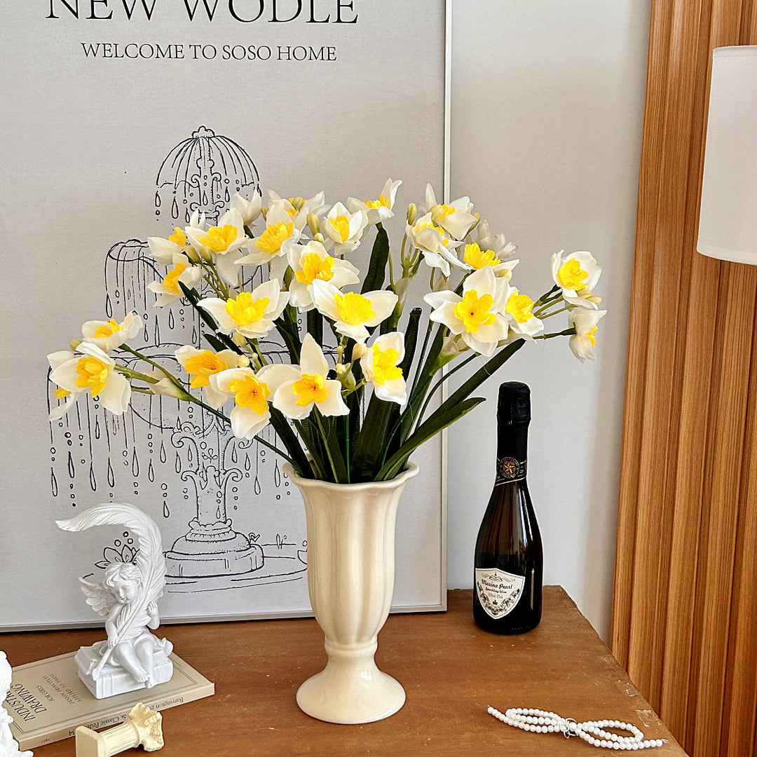 Lifelike Decorative Orchid Stem
