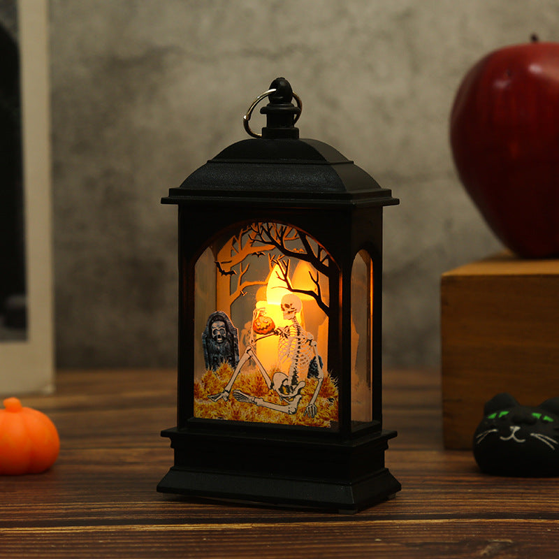 Nostalgic Lantern with Halloween Motif