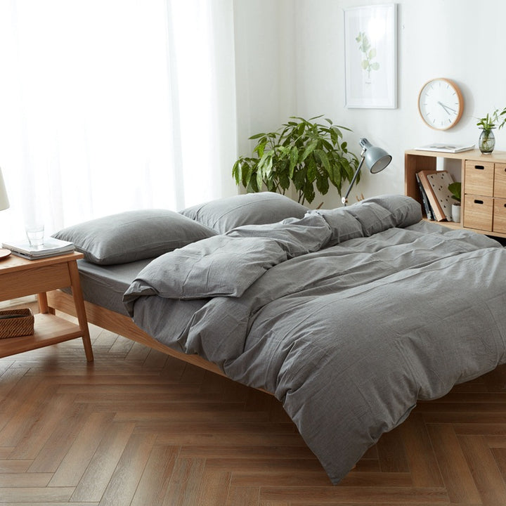 Decorative Cozy Checked Duvet Set Avarnia