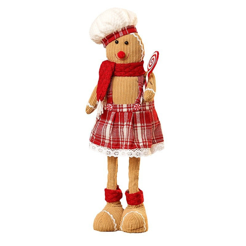 Cute Gingerbread Man Decoration Figure