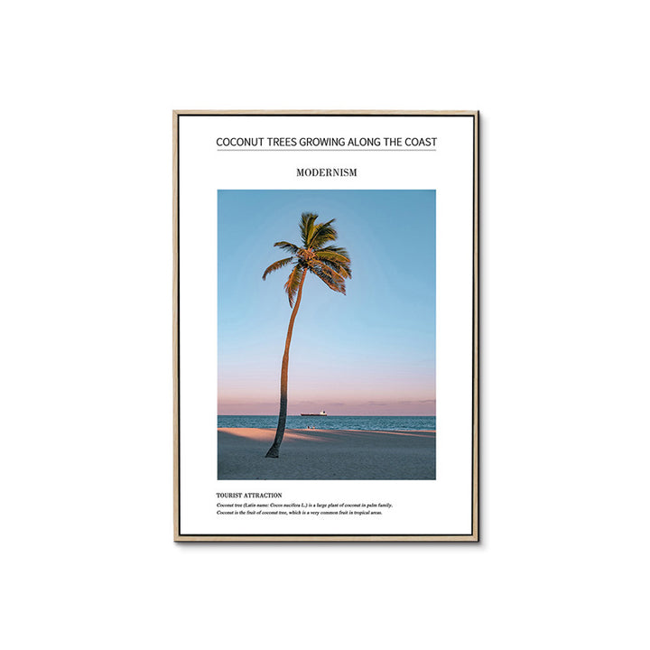 Coastal Landscape Framed Art Print