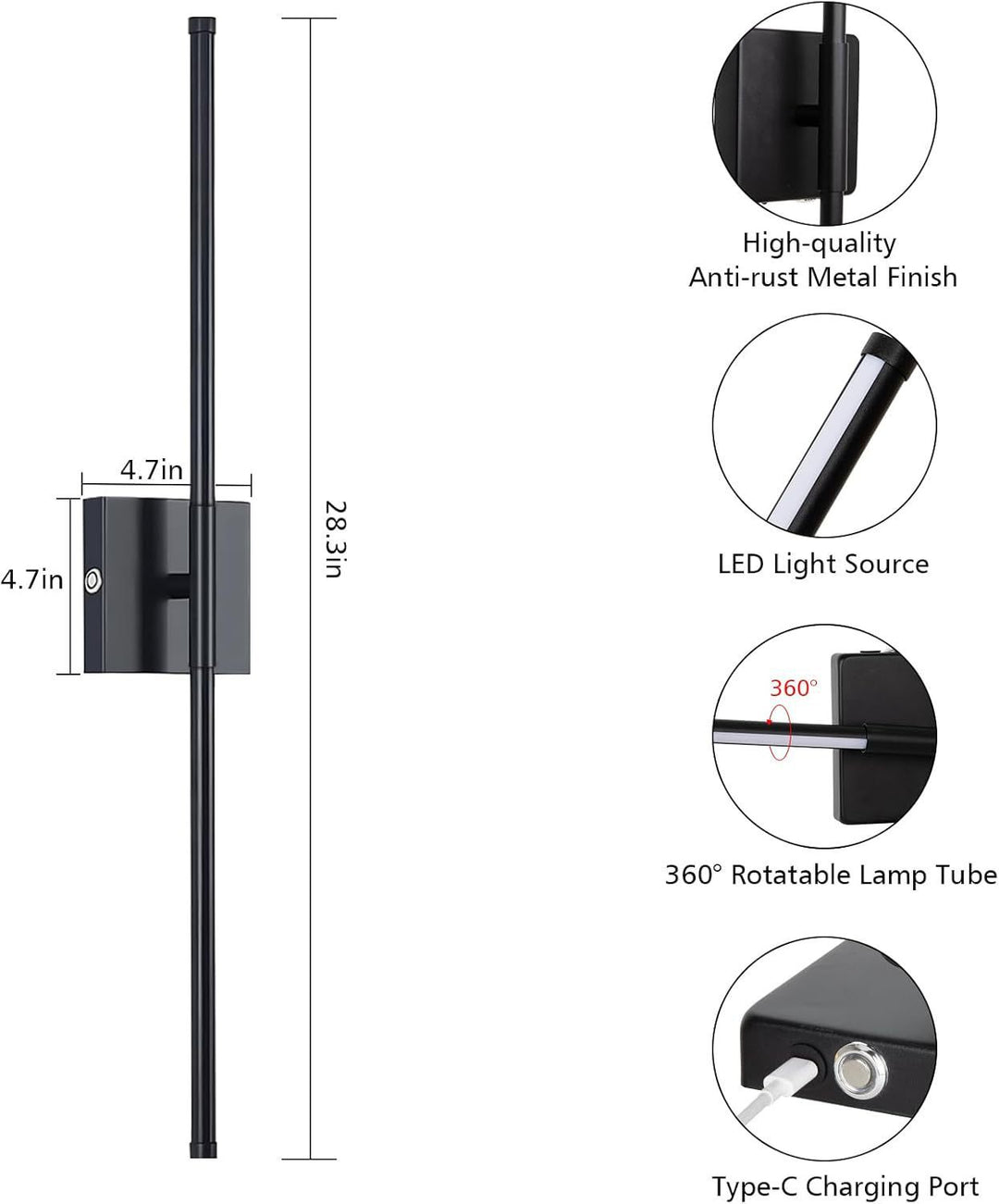Minimalistic LED Wall Lamp
