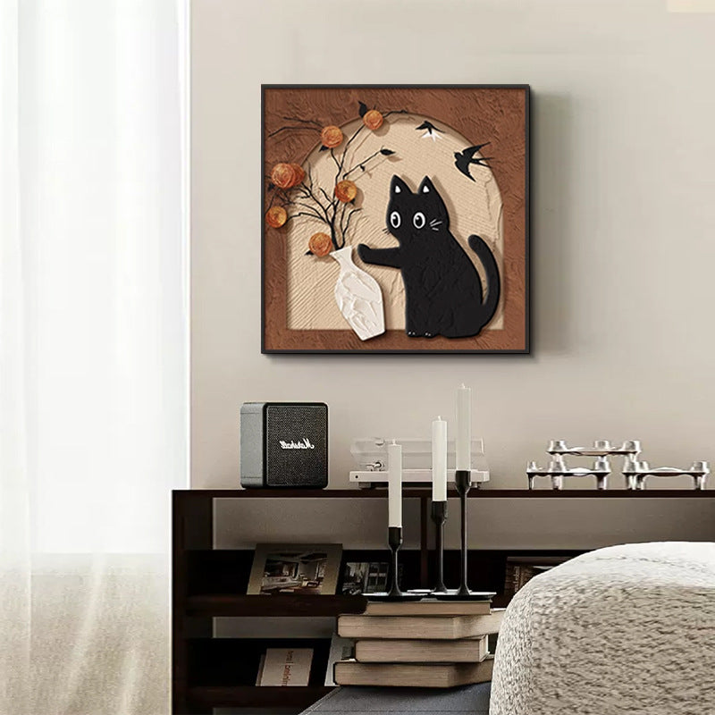 Decorative Cat-Themed Wall Art
