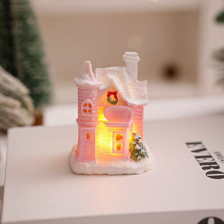 Illuminated Christmas village House Decor