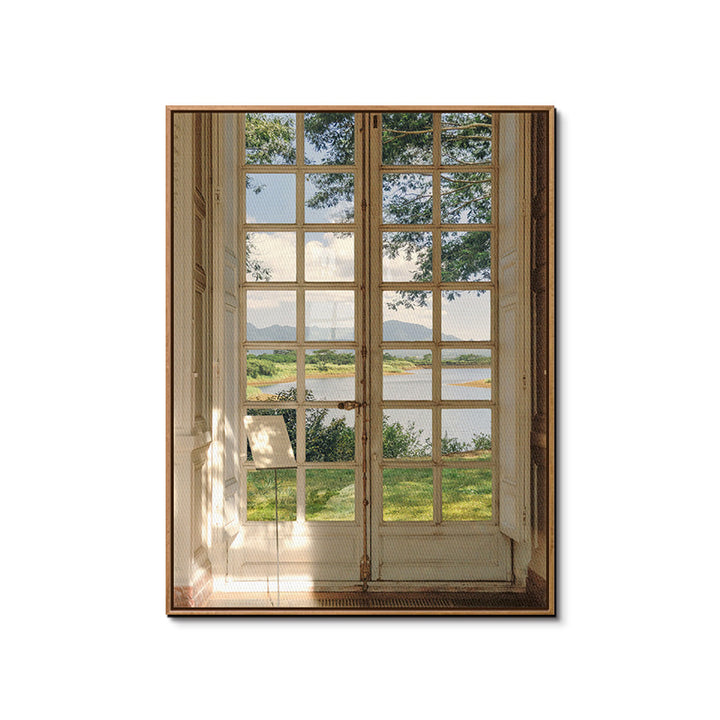 Framed Botanical Window Artwork