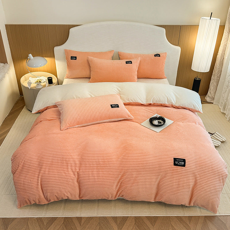 Textured Corduroy Comforter Set