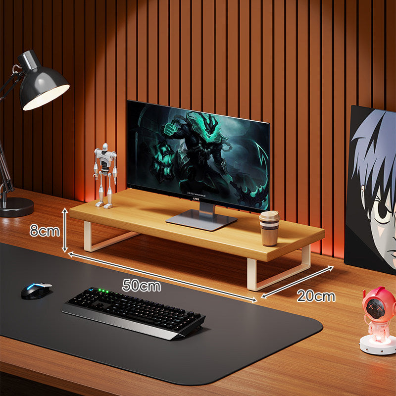 Solid Wood Monitor Riser Shelf