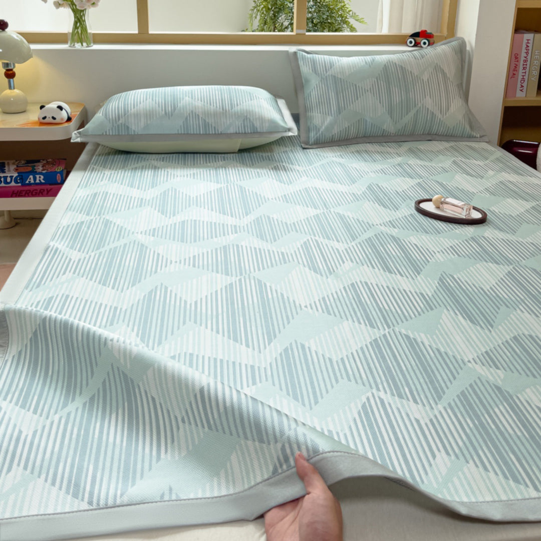 Geometric Print Soft Cotton Bedspread