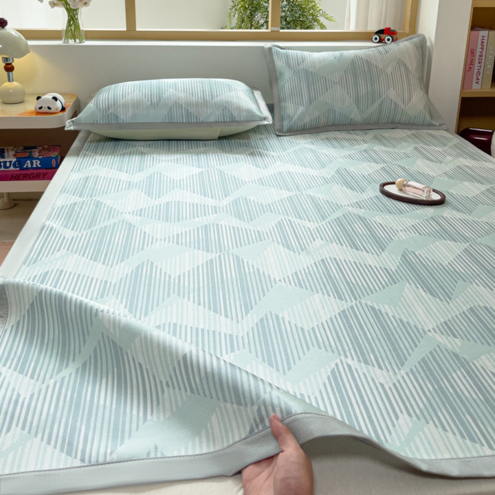 Geometric Print Soft Cotton Bedspread