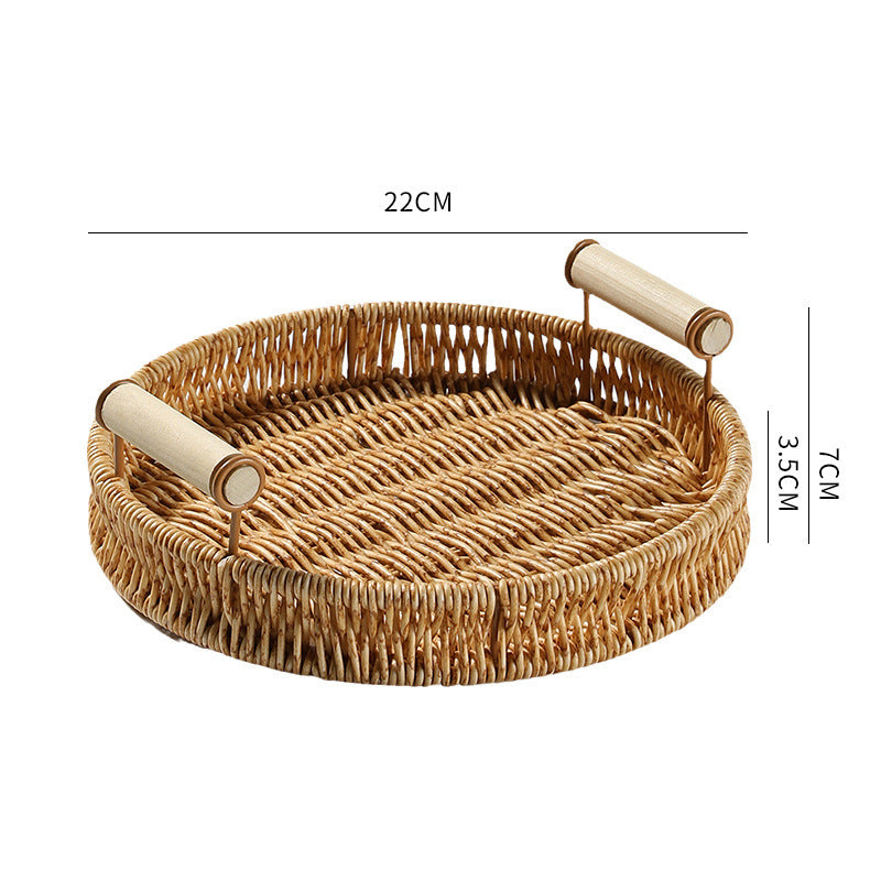 Handcrafted Wicker Storage Basket