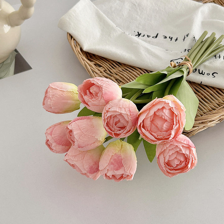 Elegant Faux Tulip Bouquet