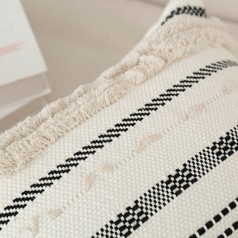 Bohemian Textured Throw Pillow