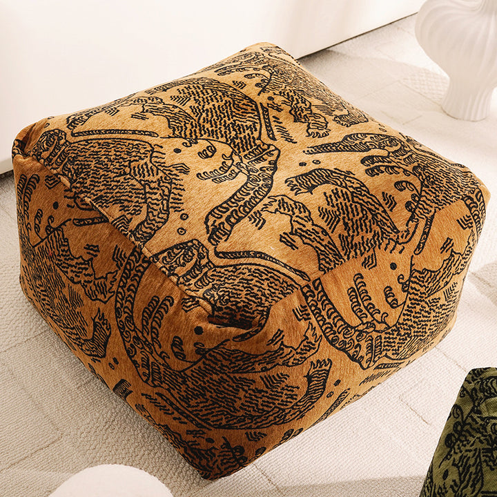 Artistic Floor Pouf