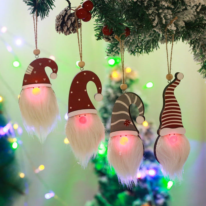 Cute Christmas decoration with LED light