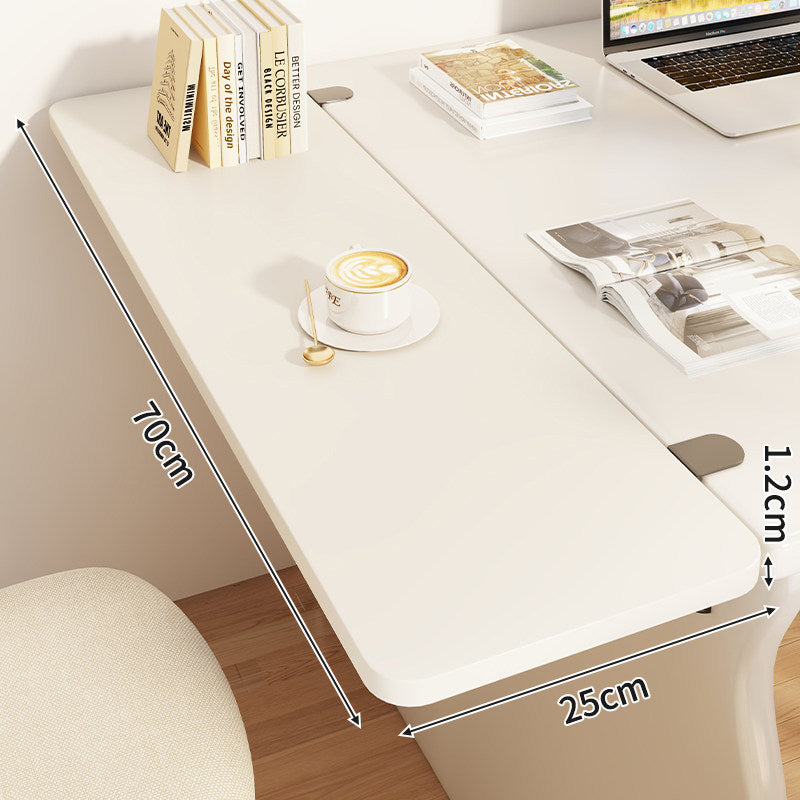 Compact Foldable Clip-On Desk-Edge Shelf