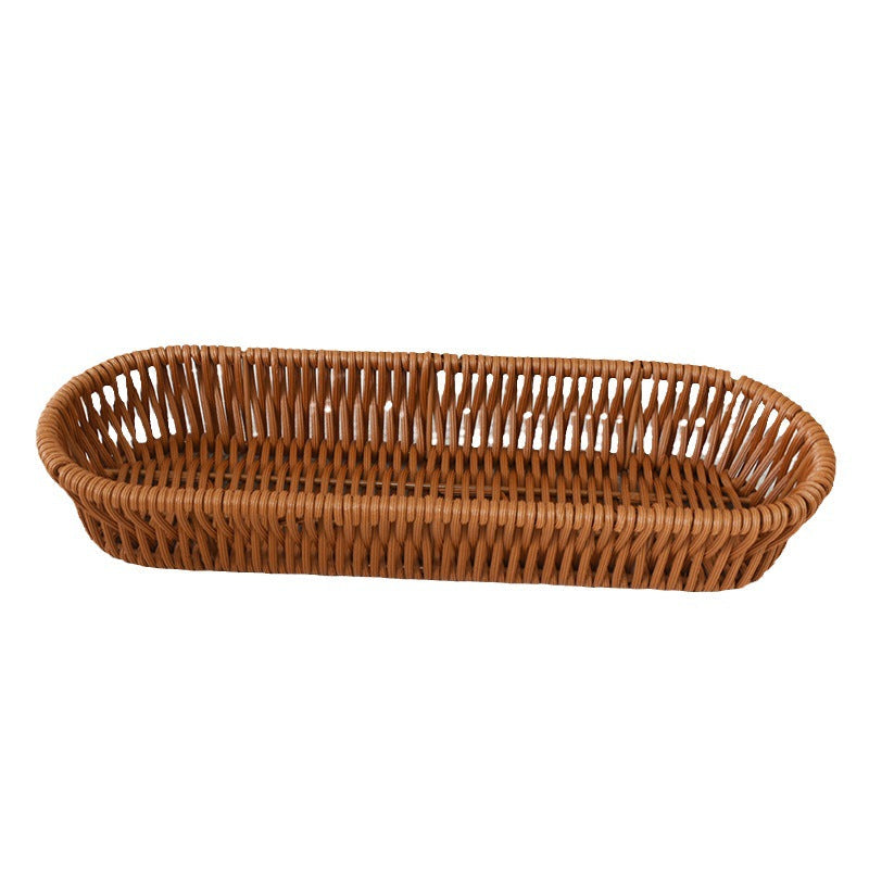 Stylish Woven Rectangular Serving Tray