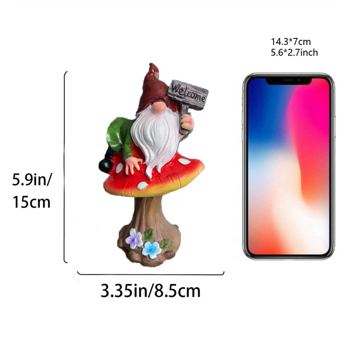 Whimsical Gnome Garden Statue