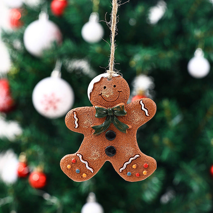 Decorative Christmas figure in gingerbread man design