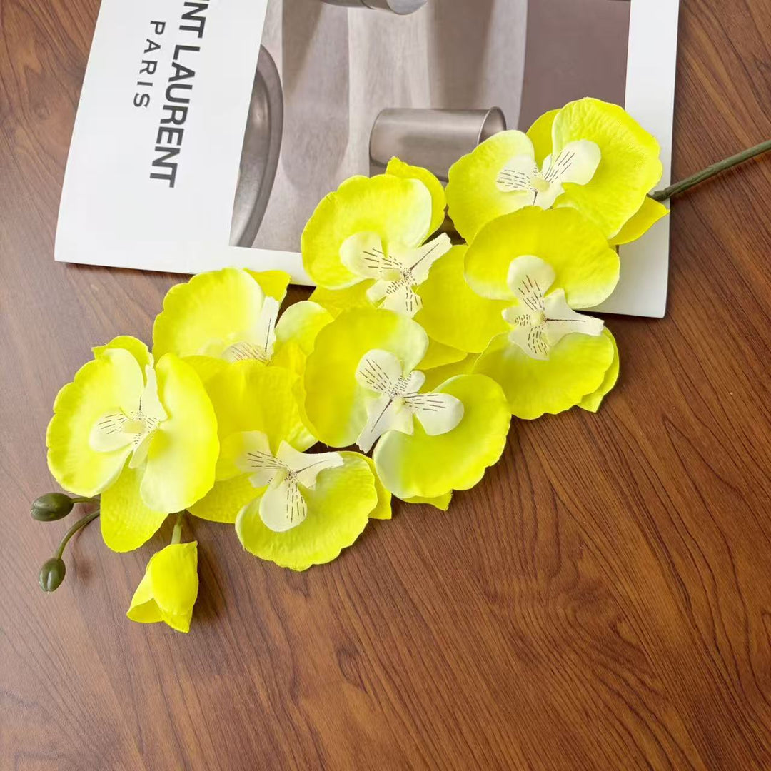 Faux Orchid Floral Spray